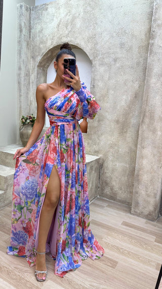 Victoria | Damen Sommer Langes Abendkleid | Maxi